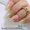 Picture of Double Rhythm 15ML Glitter Gel Polish Shimmer Reflective Holographic Color Magnetic for Nail Art Salon DIY at Home (Yellow Green-B1152)