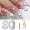 Picture of Double Rhythm 15ML Glitter Gel Polish Shimmer Reflective Holographic Color Magnetic for Nail Art Salon DIY at Home (MC1085)