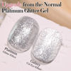 Picture of Double Rhythm 15ML Glitter Gel Polish Shimmer Reflective Holographic Color Magnetic for Nail Art Salon DIY at Home (MC1085)