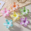 Picture of Sisiaipu Hawaiian Flower Hair Clips for Women 6 Pack Flower Hair Claw Clips Plumeria Claw Clips for Thin Hair Large Claw Clips for Thick Hair Beach Tropical Hair Accessories for Girls - Petal