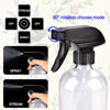 Picture of Wedama Glass Spray Bottle, 2 Pack Clear 16 oz Glass Spray Bottles for Cleaning Solutions and Essential Oils, Refillable Empty Spray Bottle with Adjustable Nozzles for Alcohol, Plant and Hair Care