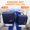Picture of Travel Toiletry Bag for Men and Women - Large Hanging Toiletry Organizer - Waterproof Hygiene Bag with Metal XXL Swivel Hook, with YKK Zippers and 19 Compartments for Toiletries, Makeup, Cosmetics