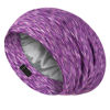 Picture of LULUSILK Mulberry Silk Lined Sleep Cap, No More Frizzy Tangled Hair, Stay On Silk Hair Wrap for Sleeping with Adjustable Strap, Silk Bonnet for Women and Men, Assorted Color Purple, Pack of 1