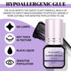 Picture of Lash Glue Cluster Eyelash Glue Black Sensitive Lash Glue Fast Drying Waterproof Lash Glue Individual Lash Glue Long Lasting DIY Lash Extension Glue Strong Hold Eyelash Glue for Lash Extensions(5ML)