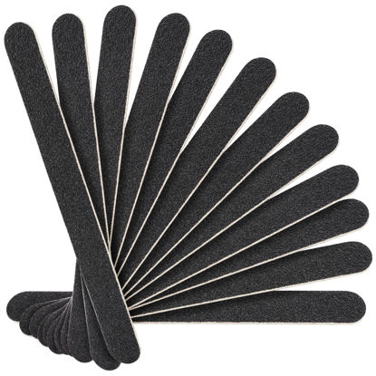 Picture of Canvalite Nail File Thin Emery Boards for Nails 100/180 Grit Nail Files for Natural Nails Manicure Pedicure Tool for Home and Salon Use 12PCS