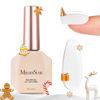 Picture of MelodySusie Builder Nail Base Gel Milky White Builder Gel for Nails Thickening, Soak Off UV Gel,Extension Gel Rhinestone Nail Glue Gel in a Bottle for Nail Art Design Gift for Women-086