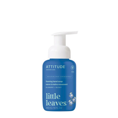 Picture of ATTITUDE Foaming Hand Soap for Kids, EWG Verified, Dermatologically Tested, Plant- and Mineral-Based Ingredients, Vegan, Blueberry, 10 Fl Oz