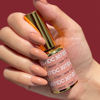 Picture of DND DC Gel Polish Set, Deep Nude Collection, UV/LED Gel Polish and Air Dry Nail Lacquer, Matching Chip-Free Polish Duo, 307 Cinnamon Craze, 0.5 Fl Oz