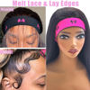 Picture of XConstellation Elastic Bands 2 Pcs for Wig, Lace Melting Band for Edges, Adjustable Magic Buckle Edge Wrap to Lay Edges, Keeping Wig Grip, Wig Accessories, Bowknot, 4 Count