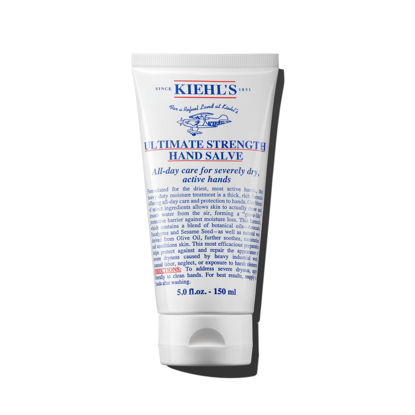 Picture of Kiehl's Ultimate Strength Hand Salve, Deeply Hydrating Hand Lotion, Thick and Rich Formula for Intense Moisture and Conditioning, Protects and Repairs Dry Hands, Paraben and Gluten Free - 5 fl oz