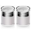 Picture of Airless Pump Jars, 1.7 oz Pump Dispenser, Acrylic Lotion Dispenser for Thick Moisturizer, Skincare Cream, Travel Lotion Container (2 Pack)