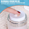 Picture of Airless Pump Jars, 1.7 oz Pump Dispenser, Acrylic Lotion Dispenser for Thick Moisturizer, Skincare Cream, Travel Lotion Container (2 Pack)