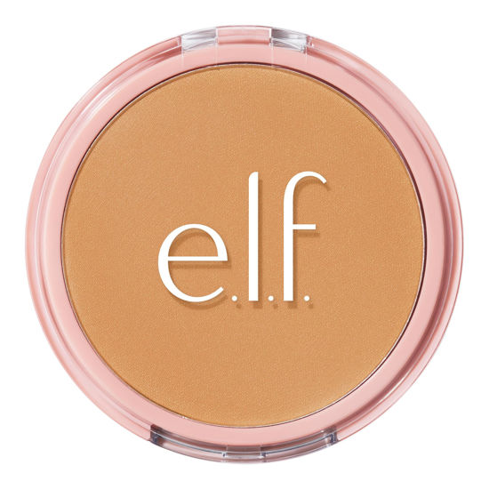 Picture of e.l.f. Halo Glow Powder Filter, Ultra-fine Finishing Powder, Smooths The Look of Pores & Fine Lines, Creates A Soft-Focus Glow, Vegan & Cruelty-Free, Tan Warm