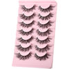 Picture of FARRED Cat Eye Lashes Wispy Fake Eyelashes Short 7 Pairs Natural Strip Lash Fluffy Mink Fox Eye Lashes Pack Small Full pestañas (A10 | 8-14MM)