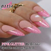 Picture of Double Rhythm 15ML Glitter Gel Polish Shimmer Reflective Holographic Color Magnetic for Nail Art Salon DIY at Home (Pink-B1154)