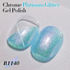Picture of Double Rhythm 15ML Glitter Gel Polish Shimmer Reflective Holographic Color Magnetic for Nail Art Salon DIY at Home (B1140)