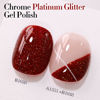 Picture of Double Rhythm 15ML Glitter Gel Polish Shimmer Reflective Holographic Color Magnetic for Nail Art Salon DIY at Home (B1038)