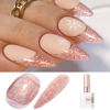 Picture of Double Rhythm 15ML Glitter Gel Polish Shimmer Reflective Holographic Color Magnetic for Nail Art Salon DIY at Home (B1144)