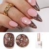Picture of Double Rhythm 15ML Glitter Gel Polish Shimmer Reflective Holographic Color Magnetic for Nail Art Salon DIY at Home (B1134)