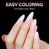 Picture of AILLSA Medium Almond Nail Tips Soft Gel Clear Nail Tips Preshaped Full Cover Nail Tips False Gelly Nail Tips for Nails Extension with Storage Box 216pcs 12 Sizes
