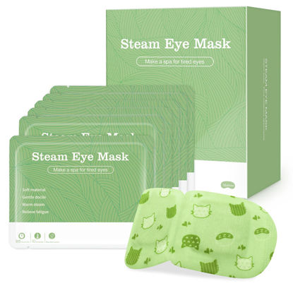 Picture of Jekeno Steam Eye Mask, 16 Packs Eye Masks for Dry Eyes, 40-60 Minutes Self Moist Warm Compress Heated Disposable Mask for Sleep, Spa Relaxing Trip Gifts, Travel Essentials for Women Men