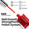 Picture of Beetles Red Nail Polish: 6Pcs Glitter Burgundy Red Sparkle Nail Polish Set Nail Polish, Quick Dry & Long Lasting Brilliant Overture White Silver Diy Nail Art Design Valentine's Day Gifts for Women