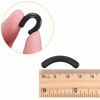 Picture of Zhehao Eyelash Curler Refill Eyelash Curler Pad Silicone Rubber Curler Replacement Refill Pad for Universal Lash Curler with Clear Storage Box
