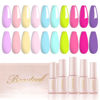Picture of Larvall Beautpal Neon Pastel Gel Nail Polish Set Easter Decoration Bright Macaron Spring Summer Nail Polish 10pcs Unicorn Tones Purple Pink Yellow Blue Green Soak Off DIY Manicure Set For Women 7ml