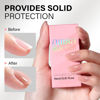 Picture of AILLSA Builder Gel for Nails 7 In 1 Nude Hard Gel Nail Polish for Nail Thickening Natural Color Strengthener Gel Nail Polish Light Neutral U V Gel for French Manicure Base Coat Needed 0.51 Oz GD80