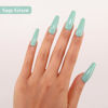 Picture of Imtiti Green Gel Nail Polish, 0.5 Fl Oz Sage Green Gel Polish Soak Off LED UV Nail Gel Polish Spring Summer Gel Nail Polish DIY Nail Art Starter Manicure Salon Gel Nail Kit