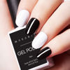Picture of Makartt Gel Nail Polish Kit, Black White Nail Polish Gel Set Noir & Blanc Winter Soak Off Nail Gel Polish LED Required UV Gel Polish Kit Black Nails White Gel Paint for Nail Art Salon DIY 2Pcs