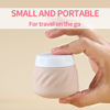 Picture of Gemice Travel Containers for Toiletries, TSA Approved 3 oz Leak-proof Silicone Travel Jars for Cream, BPA-Free Travel Size Container with Lid for Cosmetic Shampoo Cream (4 Pack)