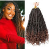 Picture of 8 Pack Bohomian Box Braids Crochet Braids14 Inch Crochet Box Braids Curly Ends Goddess Box Braids Crochet Hair Synthetic Crochet Hair Extensions T30