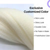 Picture of Gozill Platinum Blonde Braiding Hair Pre Stretched Kanekalon Braids Hair Extension 26 Inch (Pack of 3)