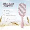 Picture of Ecoed Degradable Vented Hair brush,Detangling Brush,Detangler Brush for Curly, Thick, and Straight Hair, Dry and Wet Detangling Quickly Detangles and Smooths hair,Hair Brush for Women and Men