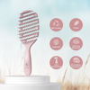 Picture of Ecoed Degradable Vented Hair brush,Detangling Brush,Detangler Brush for Curly, Thick, and Straight Hair, Dry and Wet Detangling Quickly Detangles and Smooths hair,Hair Brush for Women and Men