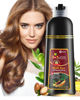 Picture of leorx Hair Dye shampoo, 3 In 1 Brown Color Shampoo Hair Dye For Refresh Hair Instant Herbal Coloring Shampoo For Women&Men - Tintes Para El Cabello Profesional