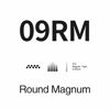 Picture of STIGMA #12(9RM) Standard Disposable Tattoo Needle Cartridges with Membrane Safety Cartridges for Tattoo Artists Curved/Round Magnum Shader Soft Edge 20Pcs Standard Pack EN05-20-1209RM