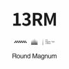 Picture of STIGMA #12(13RM) Standard Disposable Tattoo Needle Cartridges with Membrane Safety Cartridges for Tattoo Artists Curved/Round Magnum Shader Soft Edge 20Pcs Standard Pack EN05-20-1213RM