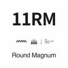Picture of STIGMA #12(11RM) Standard Disposable Tattoo Needle Cartridges with Membrane Safety Cartridges for Tattoo Artists Curved/Round Magnum Shader Soft Edge 20Pcs Standard Pack EN05-20-1211RM
