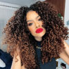 Picture of 7 Packs GoGo Curl Crochet Hair 14 Inch Short Curly Crochet Hair for Women Beach Curl Water Wave Deep Twist Crochet Braids Synthetic Braiding Hair Extensions(14 Inch, T1B/4/30)