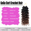 Picture of 7 Packs GoGo Curl Crochet Hair 10 Inch Short Curly Crochet Hair for Women Beach Curl Water Wave Deep Twist Crochet Braids Synthetic Braiding Hair Extensions(10 Inch,T1B/4/30)