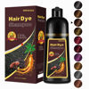 Picture of Herbal Light Brown Hair Color Shampoo - 3 in 1 Lasting Hair Dye for Women & Men, 17.60 Fl Oz