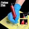 Picture of Wormhole Tattoo Kit Tattoo Gun Kit Cartridge Tattoo Machine Kit Tattoo Pen Kit for Beginners Rotary Tattoo Machine Kit Professional Complete Tattoo Kit Tattoo Supplies WTK070-B True red