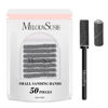 Picture of MelodySusie 50 Pcs Nail Drill Bits Small Sanding Bands with 3.1mm Mandrel Bit, 240 Extreme Fine Grit Nail File for Acrylic Nails Gel Manicures and Pedicure, Black