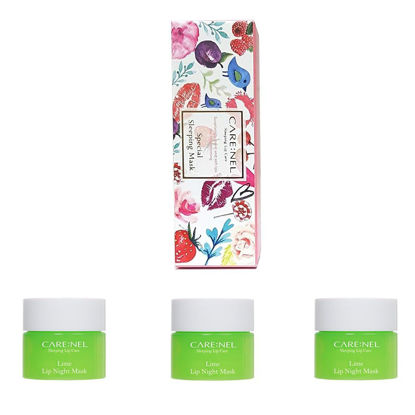 Picture of CARE:NEL Lip Sleeping Mask 5g - Lip Balm Overnight Care Treatments Korean Skin Care (Lime3)