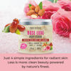 Picture of First Botany Body Scrub - Natural Exfoliating Salt Scrub & Body and Face Souffle helps with Moisturizing Skin, Acne, Cellulite, Dead Skin Scars, Wrinkles (10 fl oz, Rose)