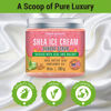 Picture of First Botany Body Scrub - Natural Exfoliating Salt Scrub & Body and Face Souffle helps with Moisturizing Skin, Acne, Cellulite, Dead Skin Scars, Wrinkles (10 fl oz, Shea Icecream)