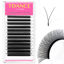 Picture of TDANCE YY Lash Extensions D Curl 0.05mm Thickness Volume Extension 4D Fans 8mm YY Lashes Long Lasting Easy Application Lashes Premade Fans Matte Black Lashes(YY, D-0.05,8mm)