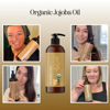 Picture of Organic Jojoba Oil Cold Pressed Unrefined - 100% Pure Organic Certified Oil for Skin Hair & Nails - Organic Skin Care & Natural Beauty DIY Carrier Oil - Dermatologist Tested & Non GMO (16 Fl Oz)